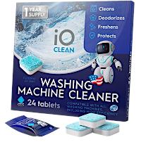 iO CLEAN Washing Machine Cleaner and Descaler Tablets product box